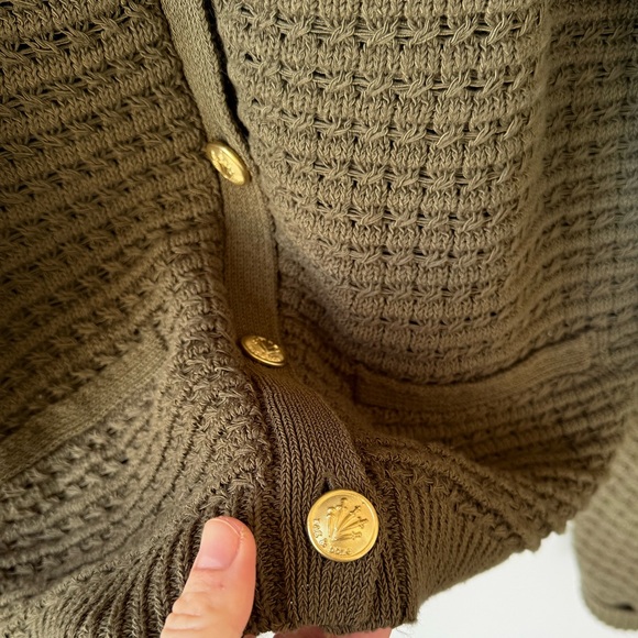 Rag & Bone Marlee Cardigan in Army size Large - Picture 4 of 8